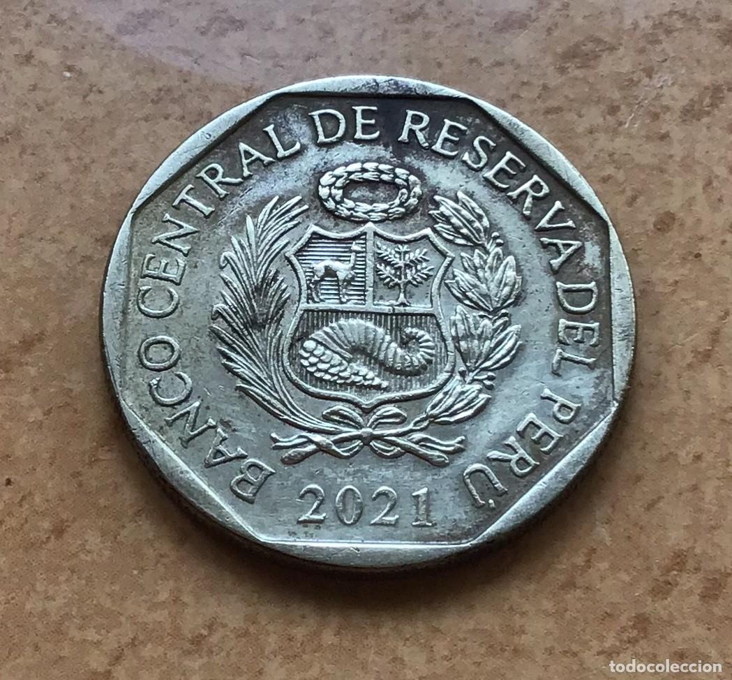 Monedas antiguas de Am&eacute;rica: 1 sol de Per&uacute;. A&ntilde;o 2021 - Foto 1
