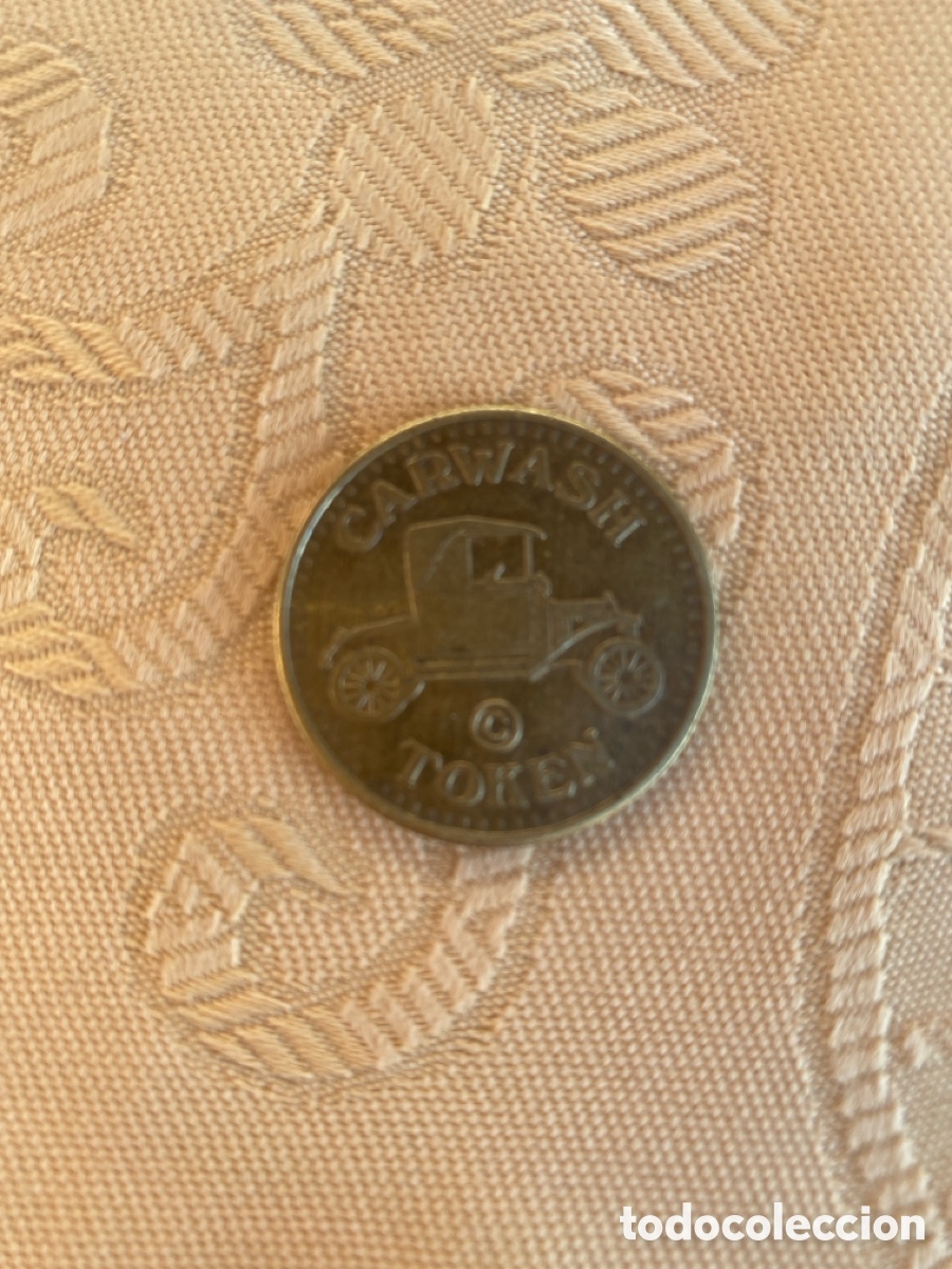 Monedas antiguas de Am&eacute;rica: Ficha de lavado de auto