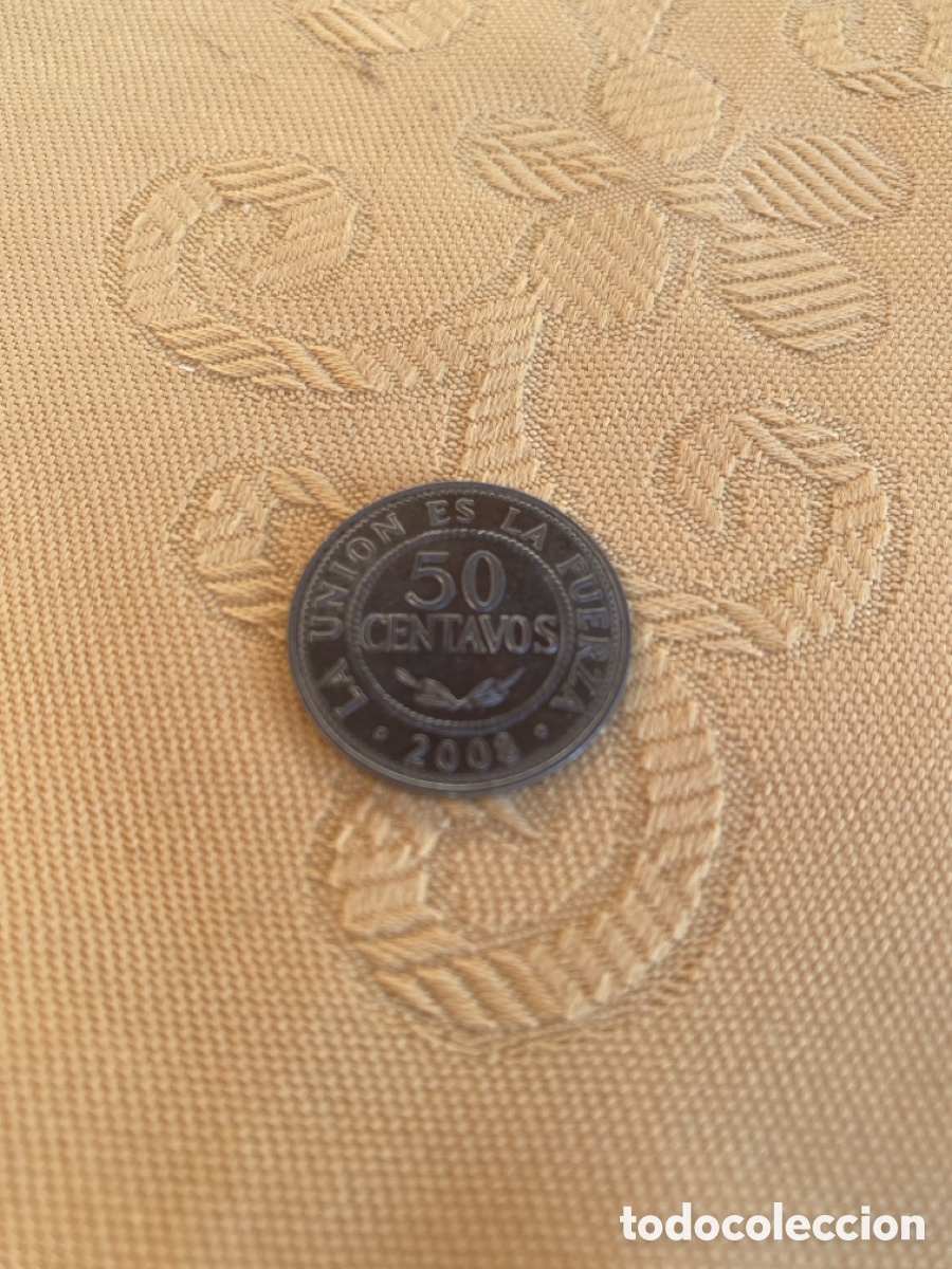Monedas antiguas de Am&eacute;rica: Moneda Rep&uacute;blica de Bolivia, 2008, 0,50 $