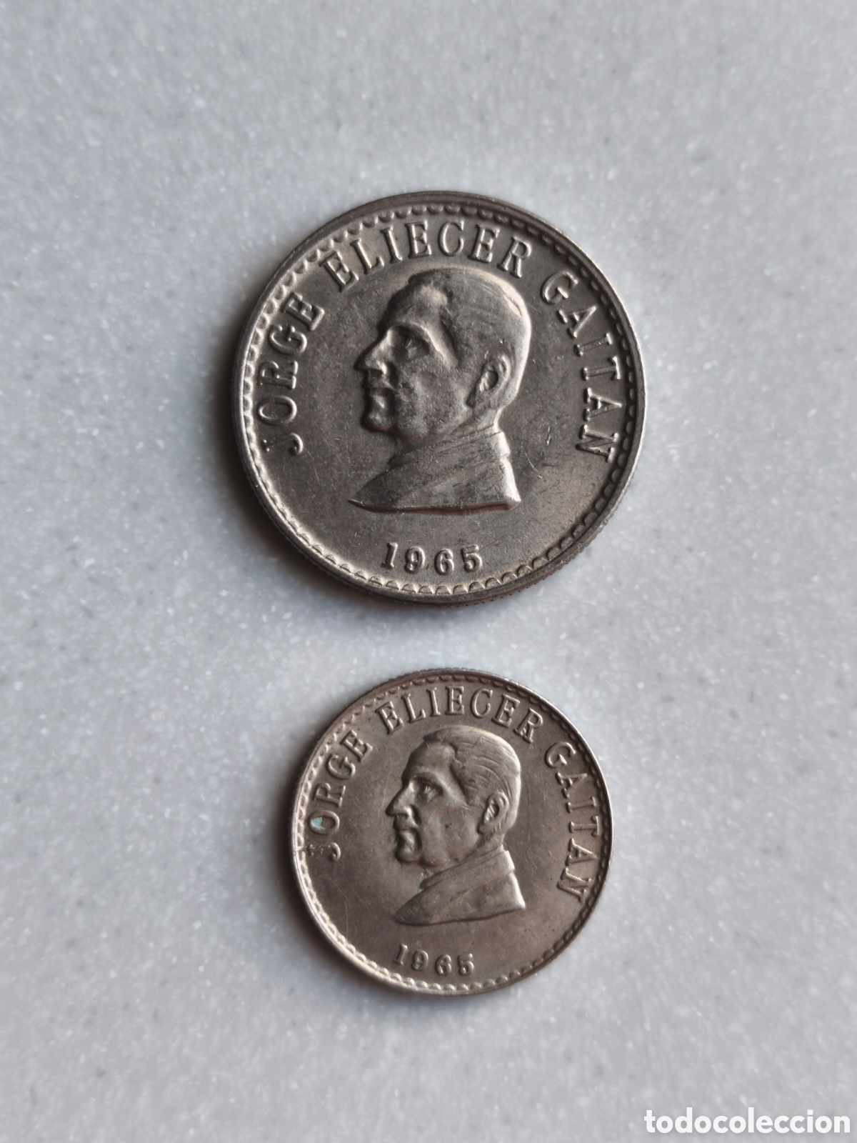 Alte M&uuml;nzen aus Amerika: Lote 2 monedas Colombia 1965