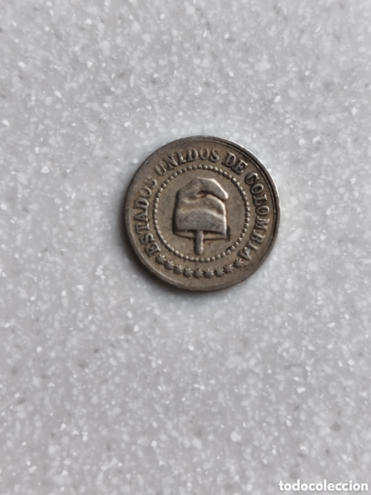 Monedas antiguas de Am&eacute;rica: 2 y 1/2 centavos Colombia 1886