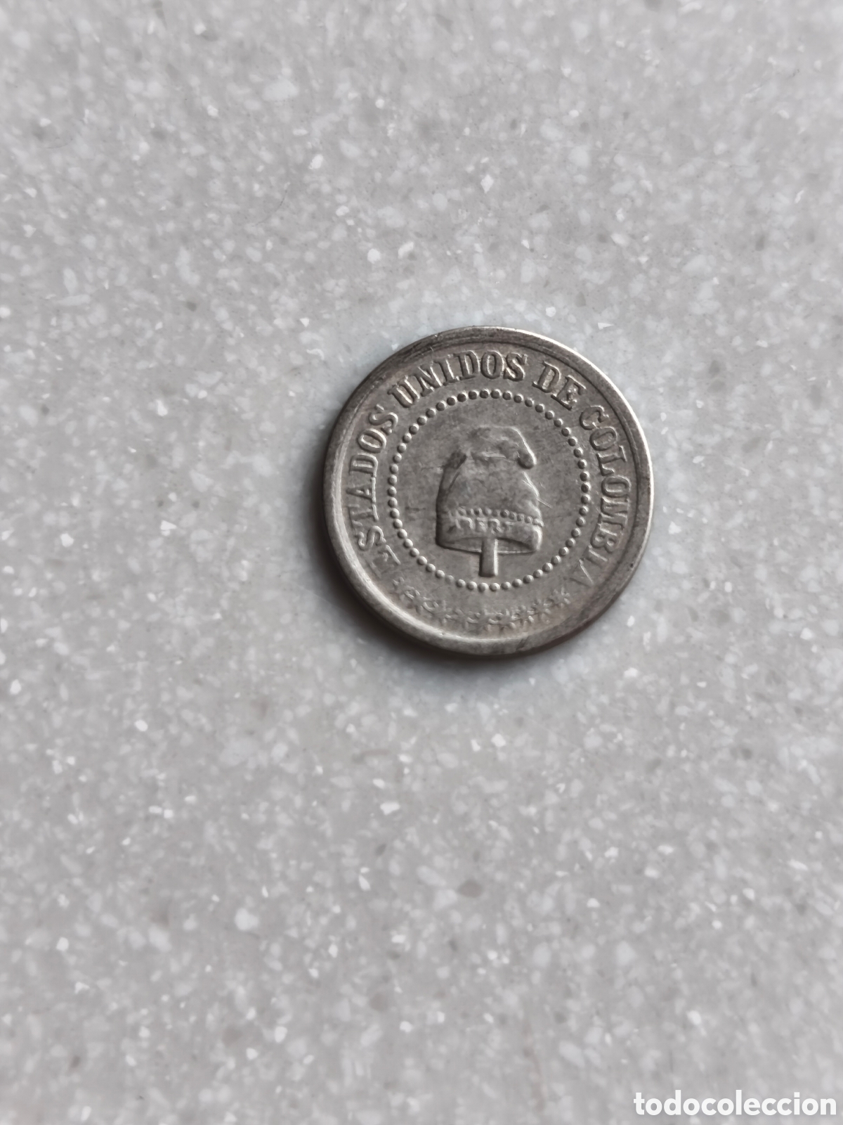 Alte M&uuml;nzen aus Amerika: 2 y 1/2 centavos Colombia 1881