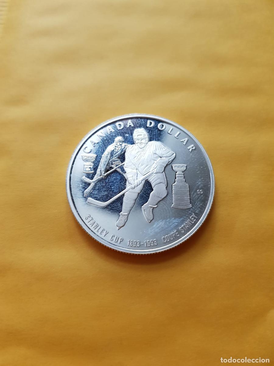 Monedas antiguas de Am&eacute;rica: CANADA-1 DOLAR-1993-PLATA