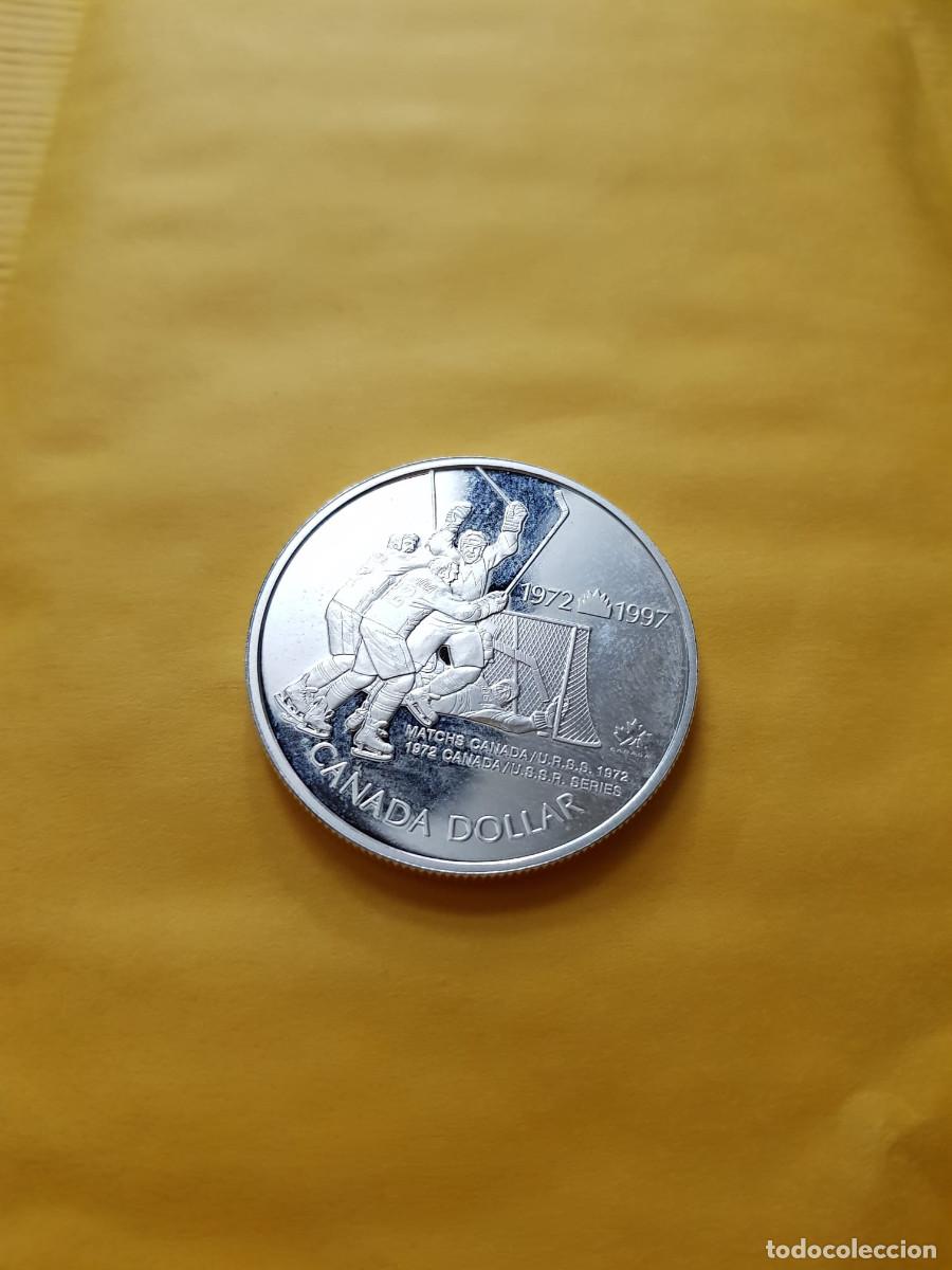 Monedas antiguas de Am&eacute;rica: CANADA-1 DOLAR-1997-PLATA