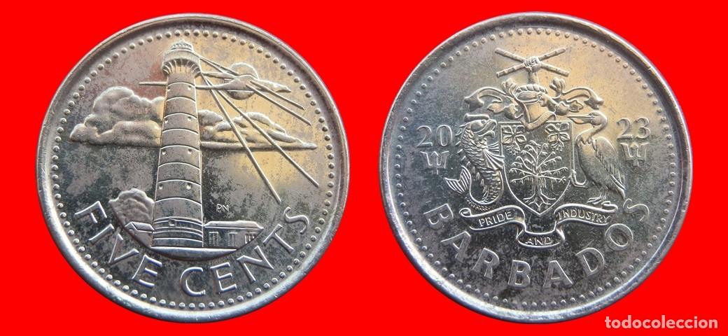 Monedas antiguas de Am&eacute;rica: 5 CENTAVOS 2023 BARBADOS-150629