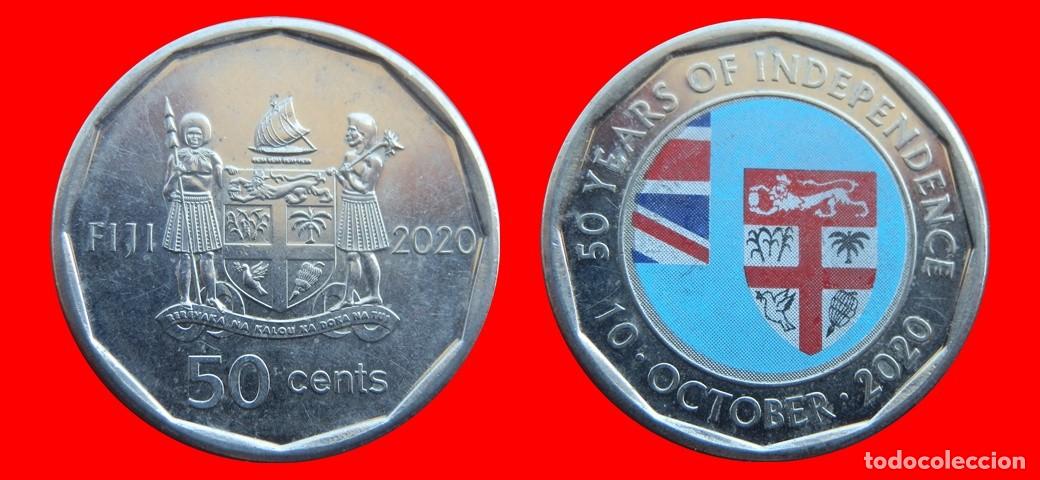 Monedas antiguas de Am&eacute;rica: 50 CENTAVOS 2020 ISLAS FIJI FIYI-150632