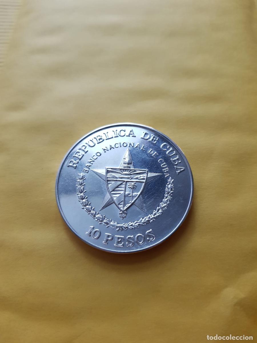 Monedas antiguas de Am&eacute;rica: CUBA- 10 PESOS-1989-PLATA 999-1 ONZA