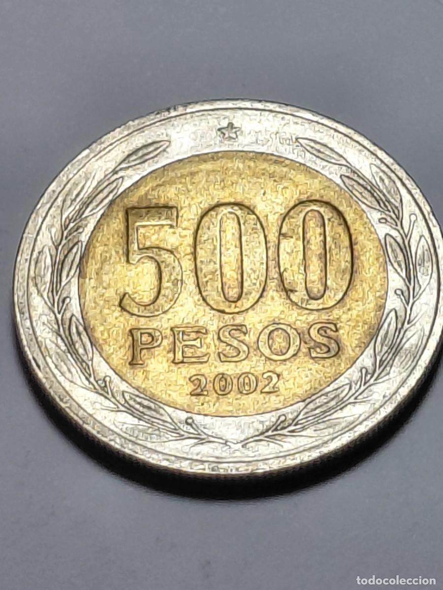Monedas antiguas de Am&eacute;rica: CHILE - 500 PESOS 2002 KM235