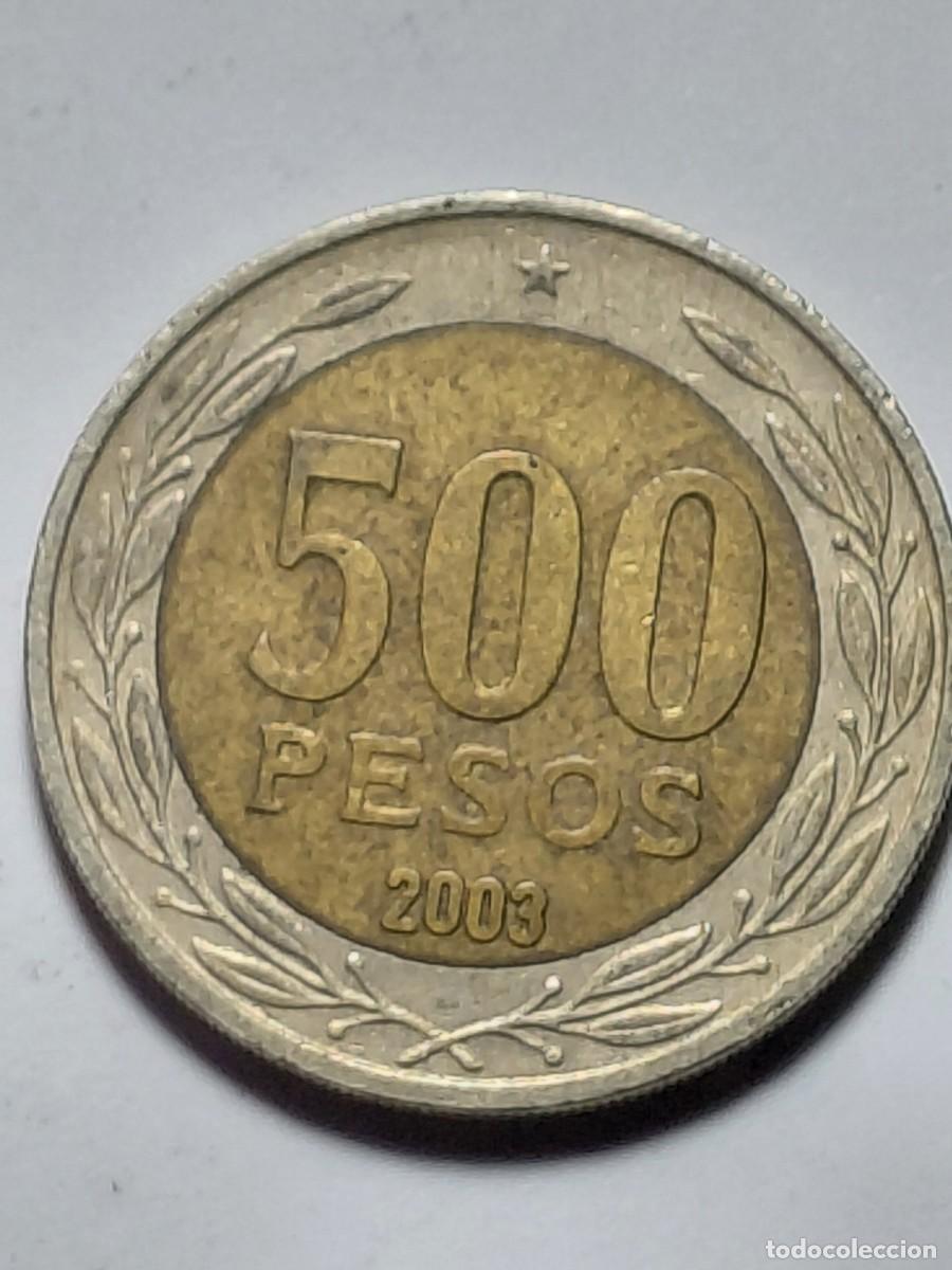 Monedas antiguas de Am&eacute;rica: CHILE - 500 PESOS 2003 KM235