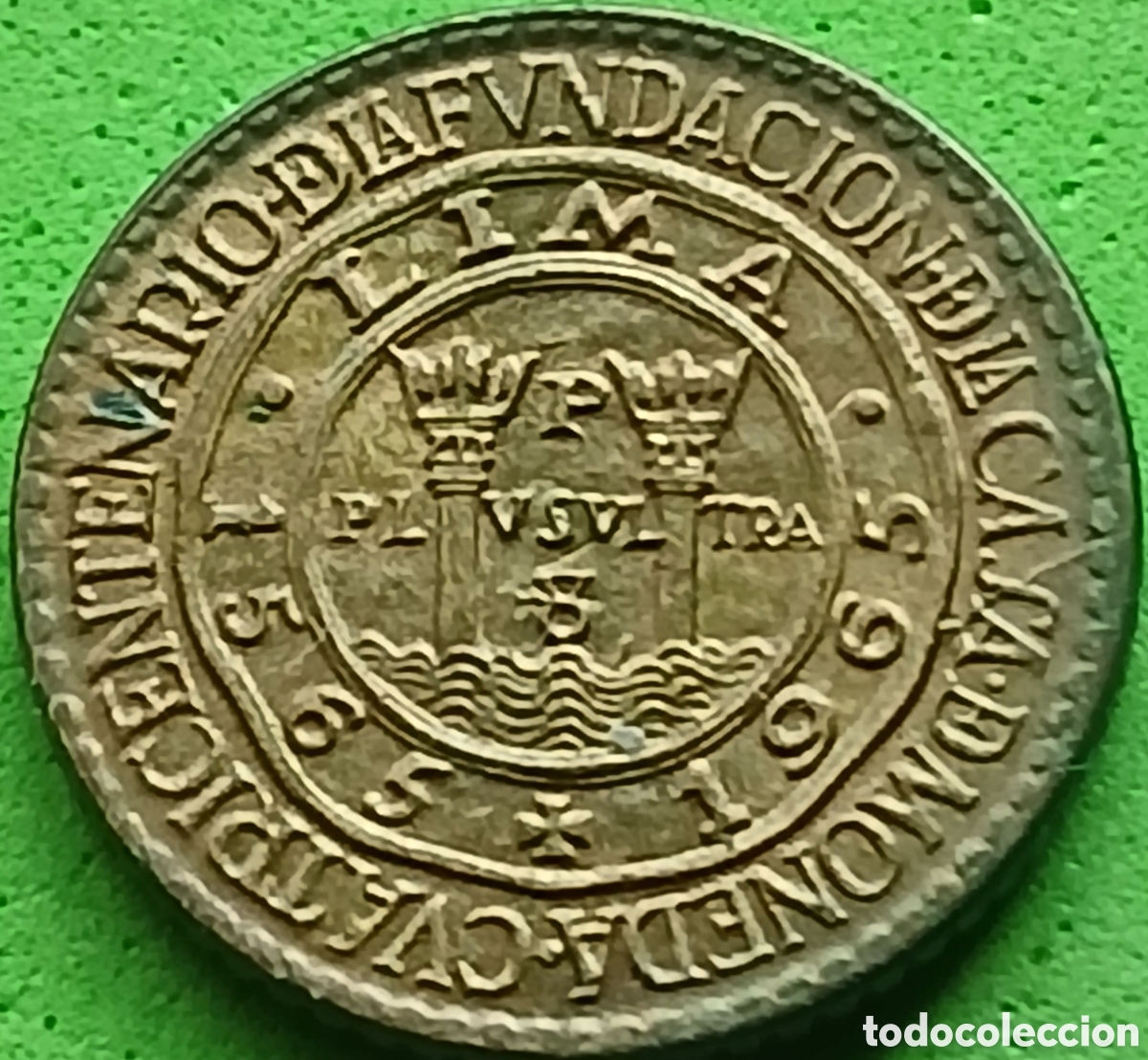 Monedas antiguas de Am&eacute;rica: Per&uacute; 5 centavos 1965 km#290 Casa de la moneda de Lima