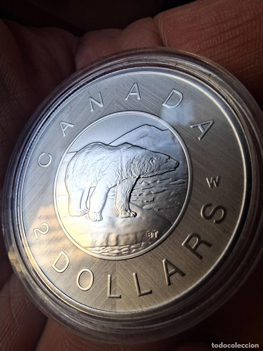 Monedas antiguas de Am&eacute;rica: Onza plata pura Canad&aacute; 2023