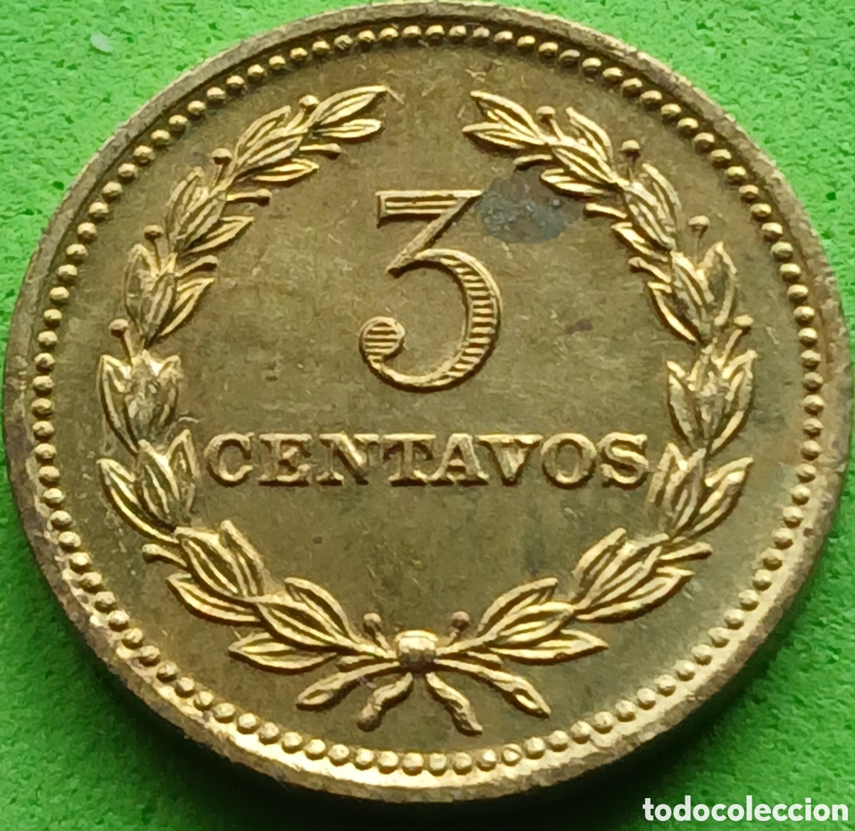Monedas antiguas de Am&eacute;rica: El Salvador 3 centavos 1974 km#148