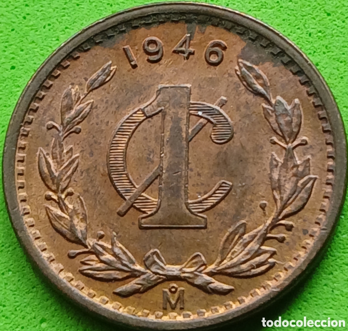 Monedas antiguas de Am&eacute;rica: M&eacute;xico 1 centavo 1946 km#415