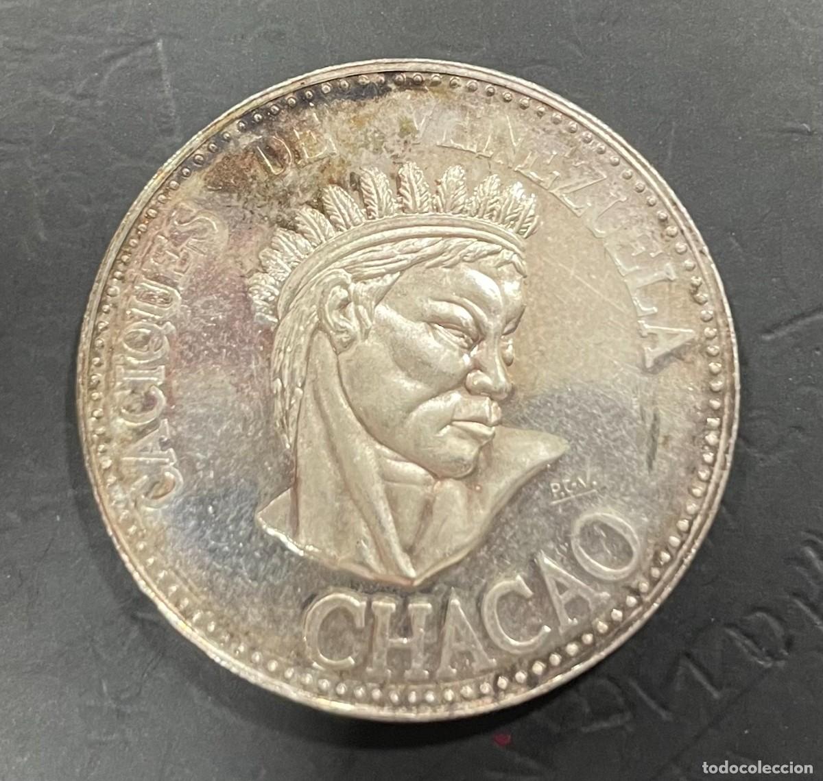 Monedas antiguas de Am&eacute;rica: VENEZUELA&nbsp; A&Ntilde;O 1959&nbsp; CACIQUES DE VENEZUELA&nbsp; &rdquo;CHACAO&rdquo;