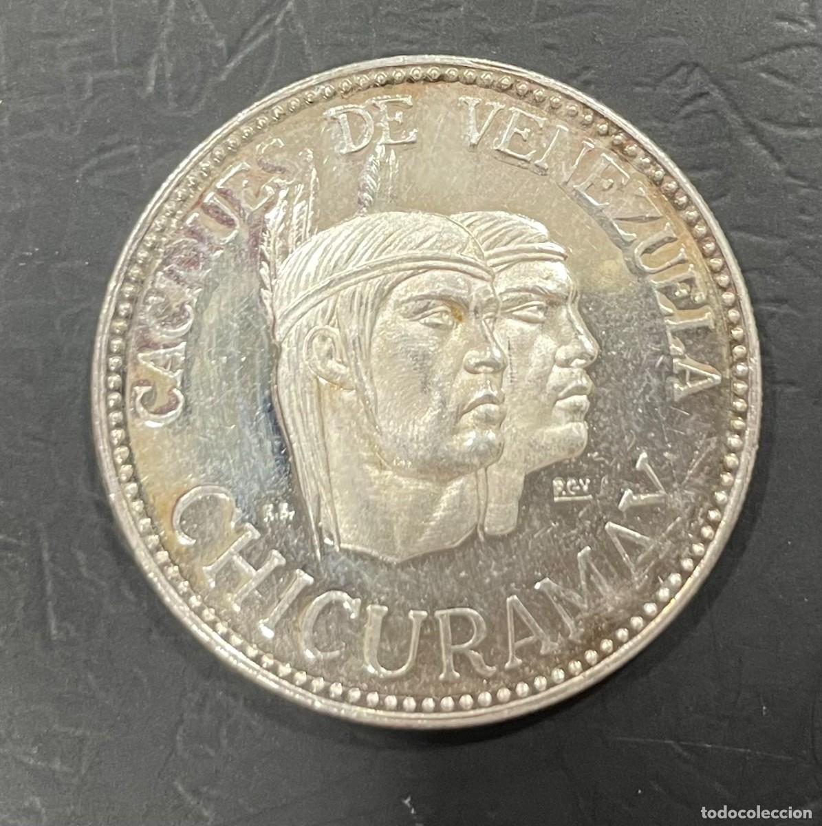 Monedas antiguas de Am&eacute;rica: VENEZUELA A&Ntilde;O 1959 CACIQUES DE VENEZUELA &rdquo;CHICURAMAY&rdquo;