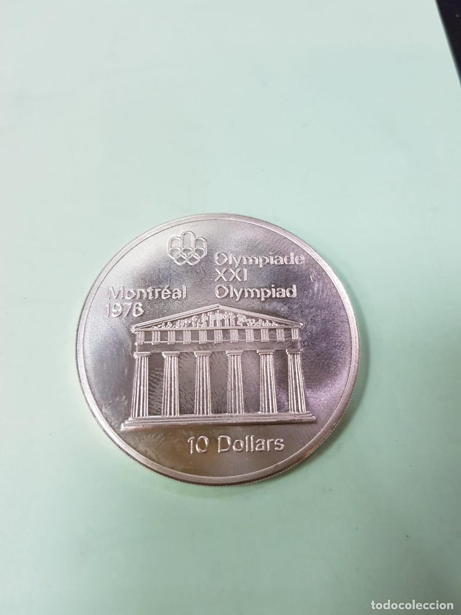 Monnaies anciennes d'Am&eacute;rique: CANADA- 10 DOLARES-1974-PLATA