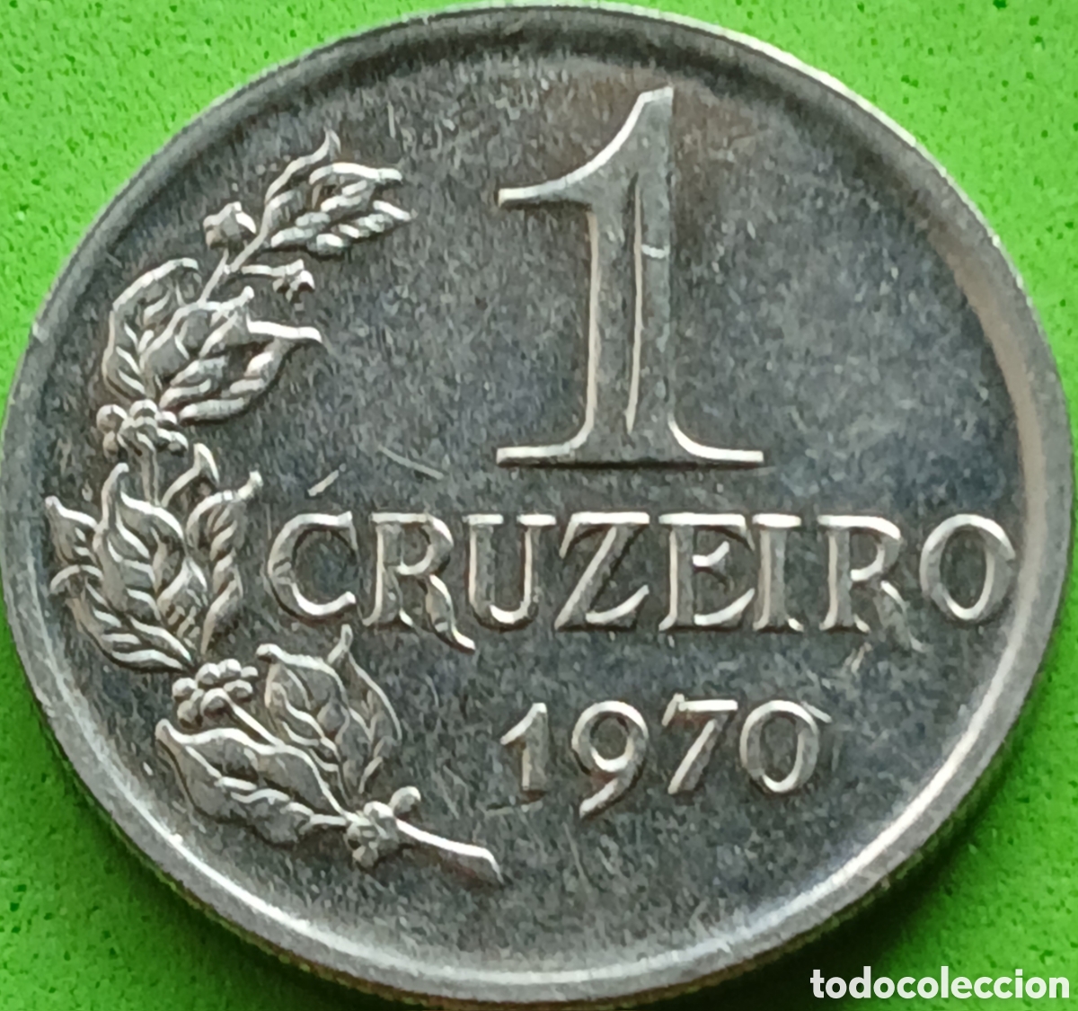Monedas antiguas de Am&eacute;rica: Brasil 1 cruzeiro 1970 km#581
