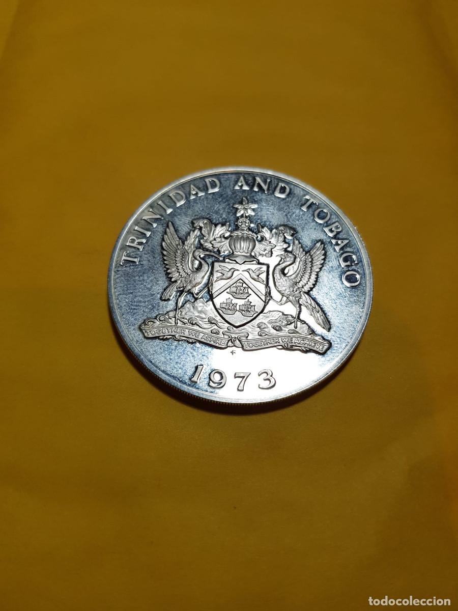 Monedas antiguas de Am&eacute;rica: TRINIDAD Y TOBAGO-10 DOLARES-1973-PLATA-1 ONZA