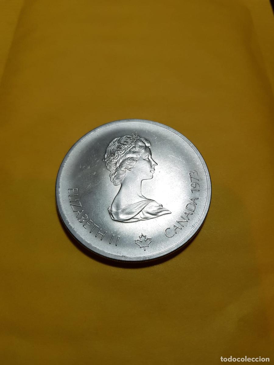 Monedas antiguas de Am&eacute;rica: CANADA- 10 DOLARES-1973-PLATA - Foto 2