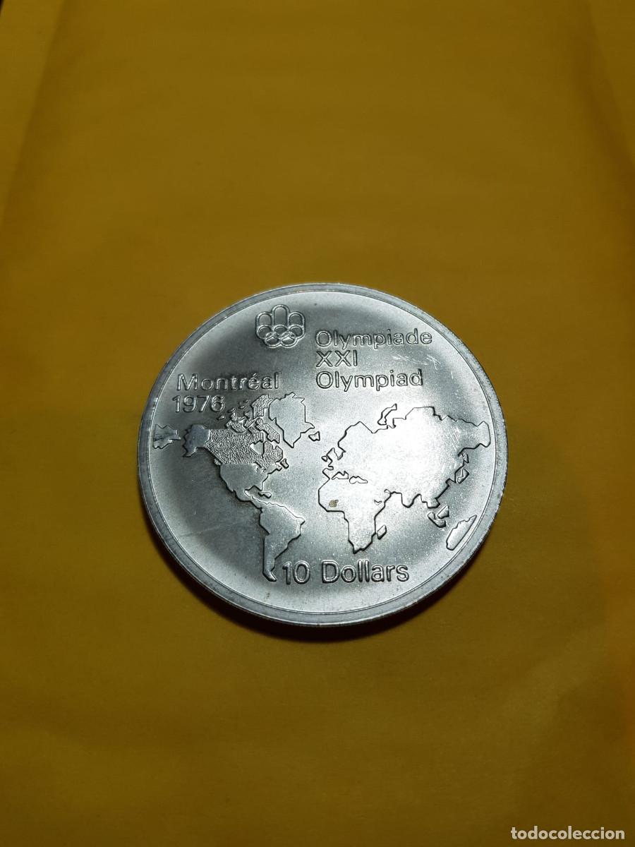 Monedas antiguas de Am&eacute;rica: CANADA- 10 DOLARES-1973-PLATA - Foto 1