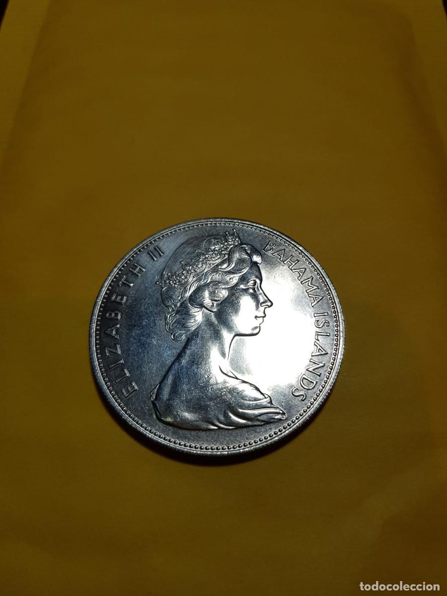 Monedas antiguas de Am&eacute;rica: ISLAS BAHAMAS-5 DOLARES-1969-PLATA