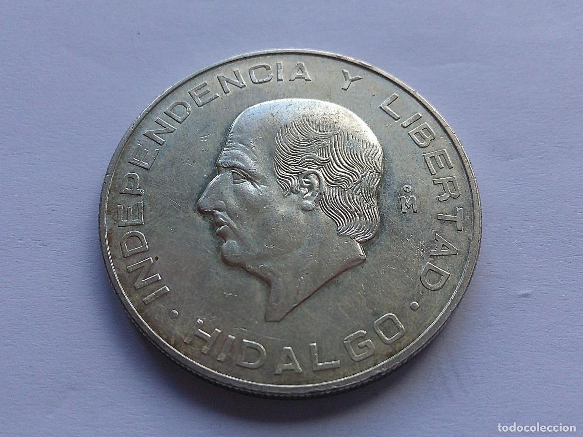 Monedas antiguas de Am&eacute;rica: Mexico Hidalgo (grande) 10 pesos de plata 1956 20dz28