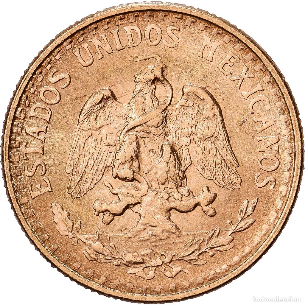 Monedas antiguas de Am&eacute;rica: [#1551255] M&eacute;xico, 2 Pesos, 1945, Mexico City, Oro, EBC, KM:461