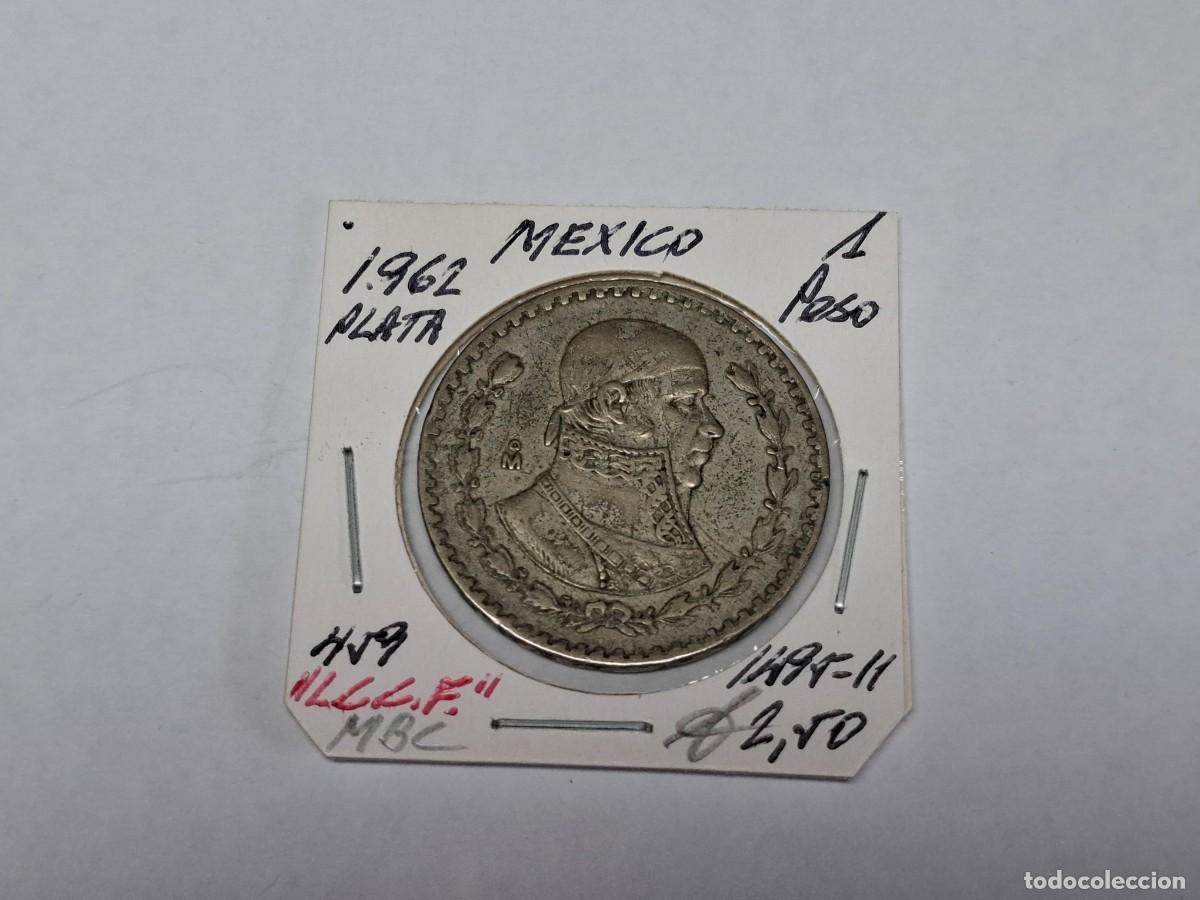 Monedas antiguas de Am&eacute;rica: 1 PESO de PLATA de 1962 KM 459 MEXICO en MBC