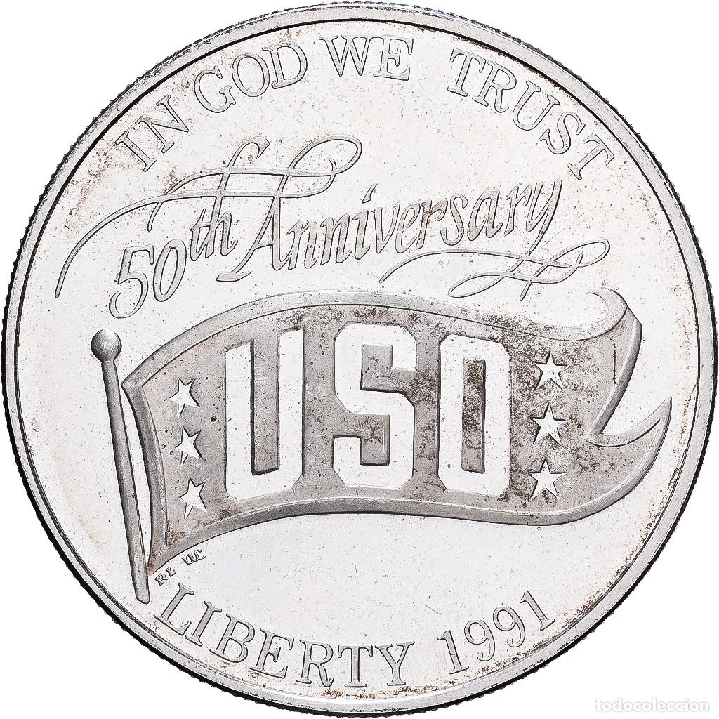 Monedas antiguas de Am&eacute;rica: [#1121659] Estados Unidos, Dollar, 1991, San Francisco, Plata, EBC+, KM:232