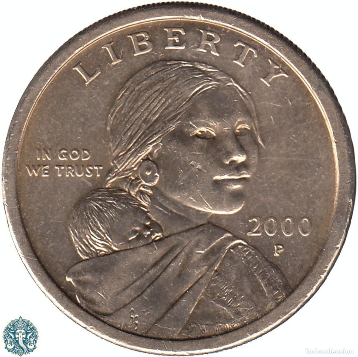 Monedas antiguas de Am&eacute;rica: ESTADOS UNIDOS 1 D&oacute;lar 2000 Ceca P (Filadelfia) D&oacute;lar Sacajawea KM#310