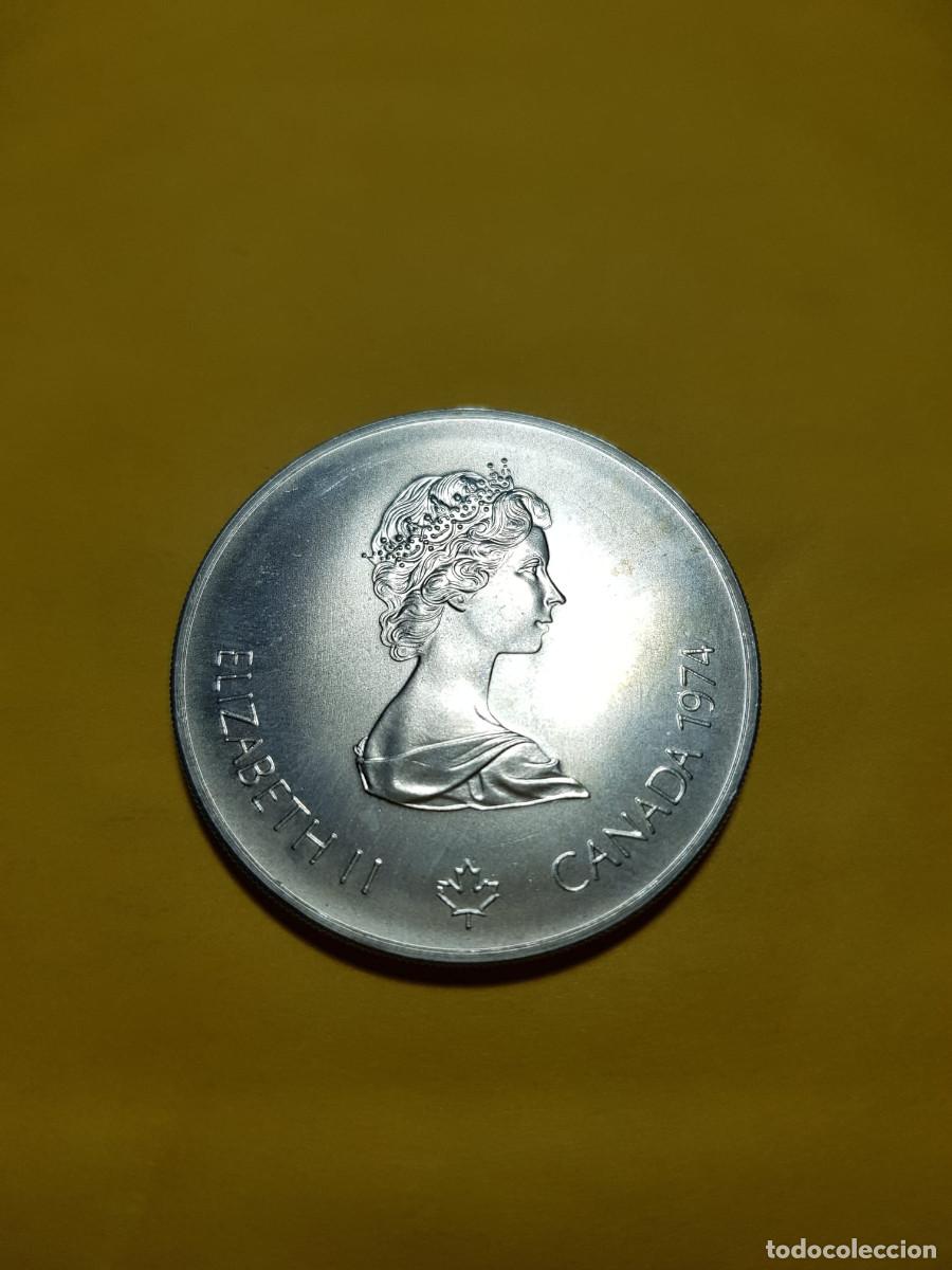 Monedas antiguas de Am&eacute;rica: CANADA- 5 DOLARES-1974-PLATA