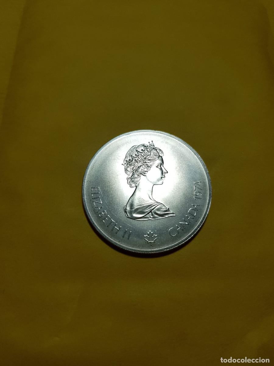Monedas antiguas de Am&eacute;rica: CANADA- 5 DOLARES-1974-PLATA
