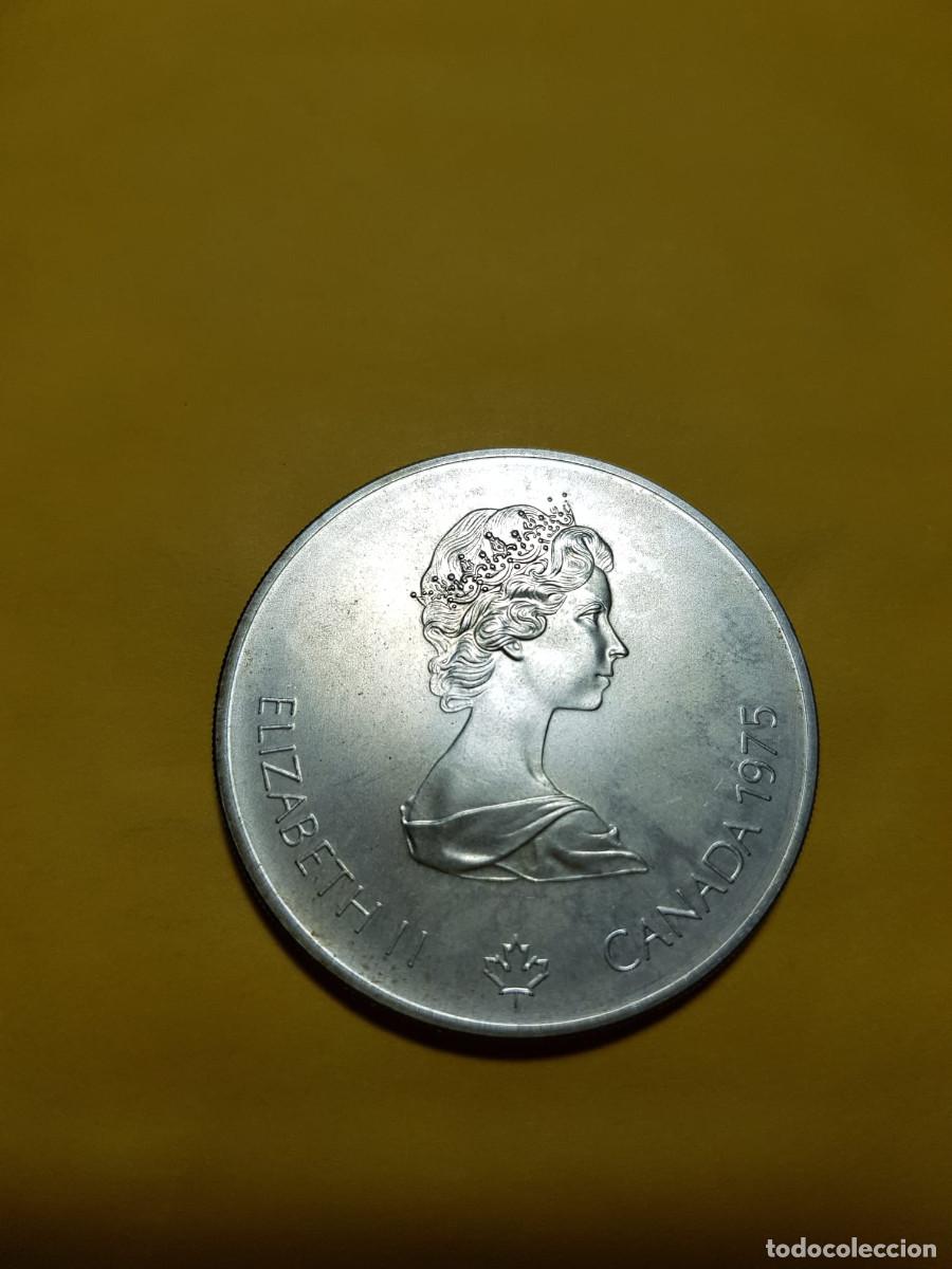 Monedas antiguas de Am&eacute;rica: CANADA- 5 DOLARES-1975-PLATA