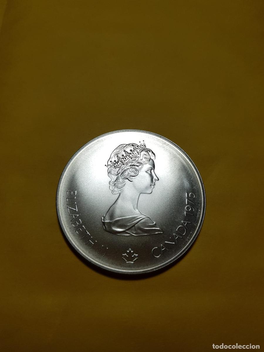 Monedas antiguas de Am&eacute;rica: CANADA- 5 DOLARES-1975-PLATA