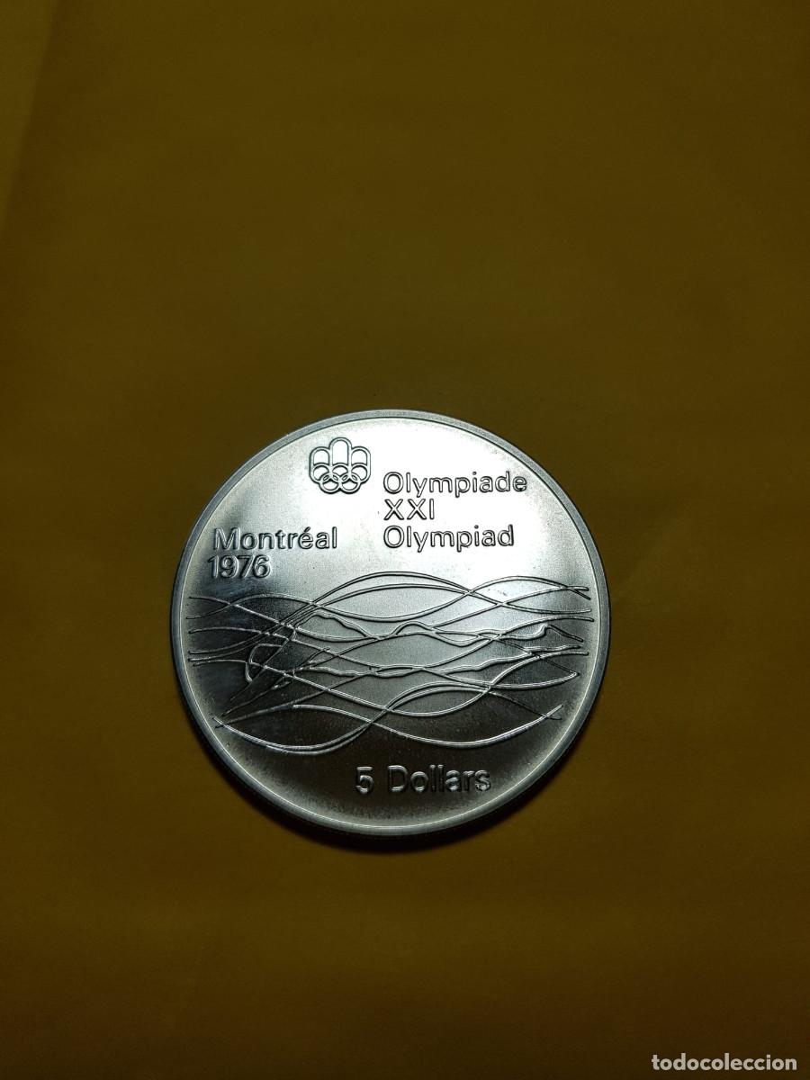 Monedas antiguas de Am&eacute;rica: CANADA- 5 DOLARES-1975-PLATA