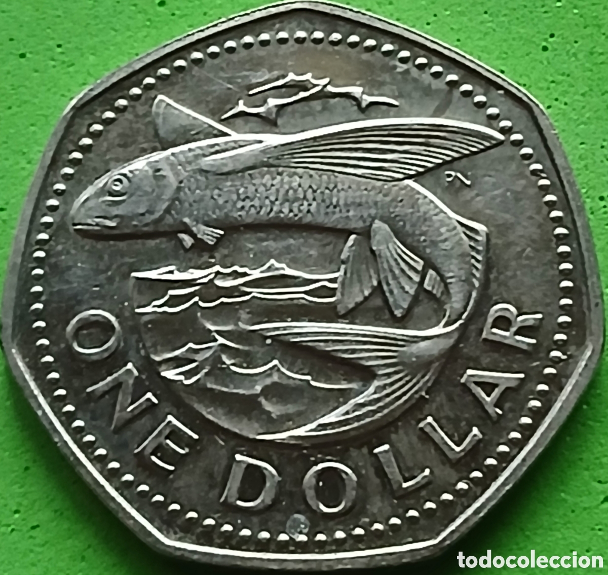 Monedas antiguas de Am&eacute;rica: Barbados one dollar 1980 FM MUY RARA (RR)!! - Estados Unidos, Coatesville ( Franklin Mint)