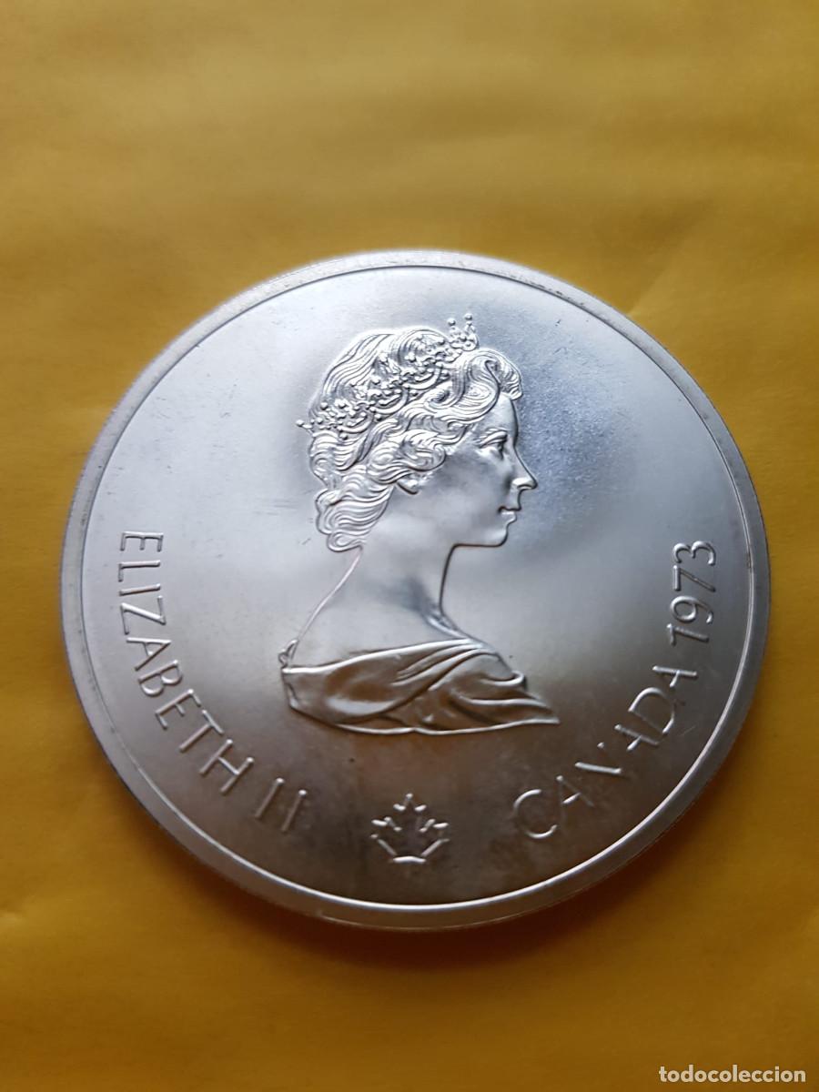 Monedas antiguas de Am&eacute;rica: CANADA-10 DOLARES-1973-XXI OLIMPIADAS DE MONTREAL-PLATA