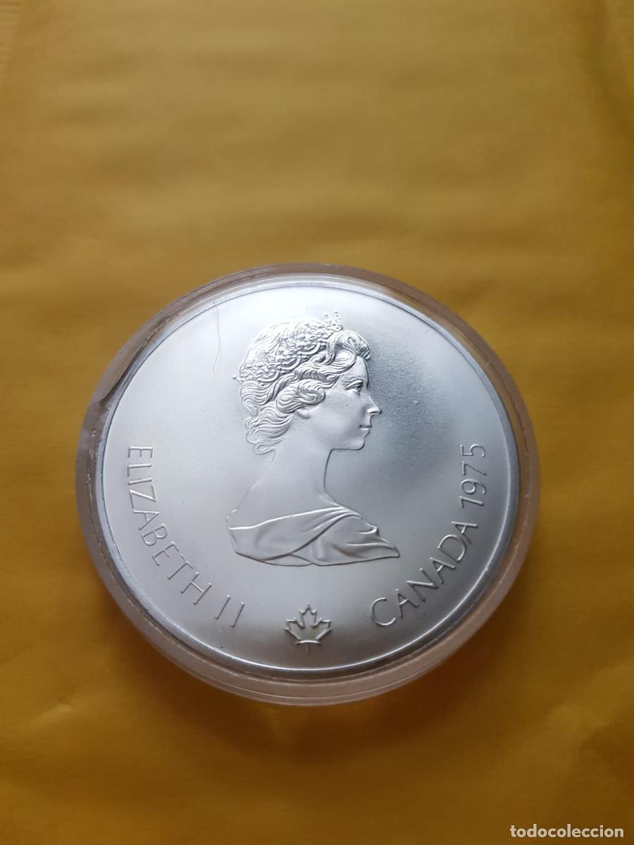 Monedas antiguas de Am&eacute;rica: CANADA-10 DOLARES-1975-XXI OLIMPIADAS DE MONTREAL-PLATA