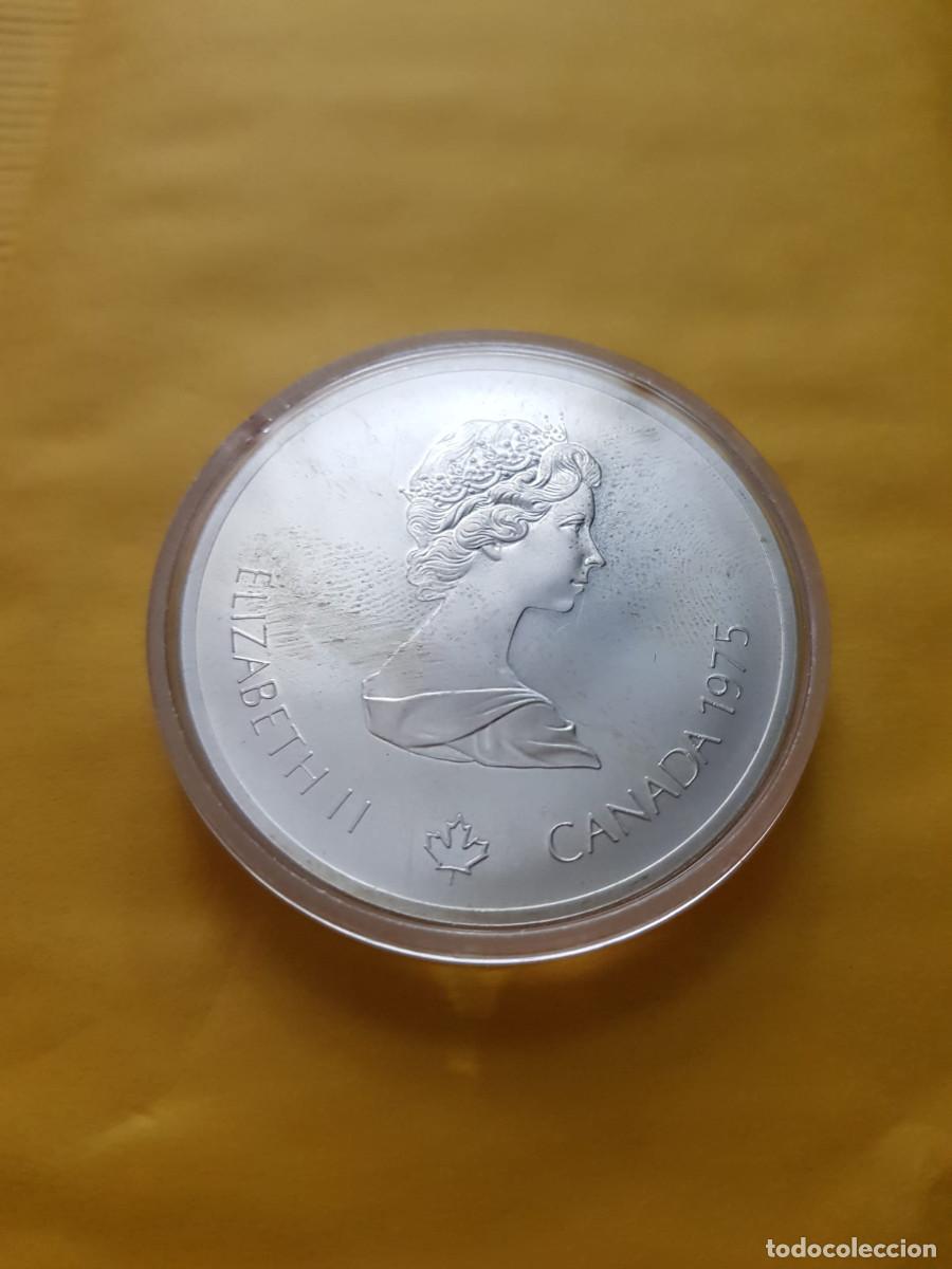 Monedas antiguas de Am&eacute;rica: CANADA-10 DOLARES-1975-XXI OLIMPIADAS DE MONTREAL-PLATA