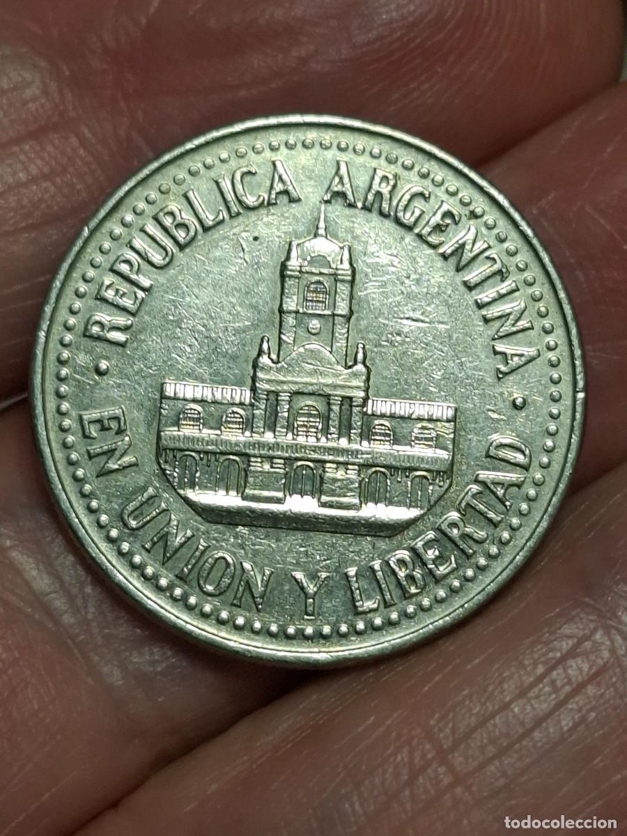 Monedas antiguas de Am&eacute;rica: MONEDA DE ARGENTINA DE 25 CENTAVOS DE 1993