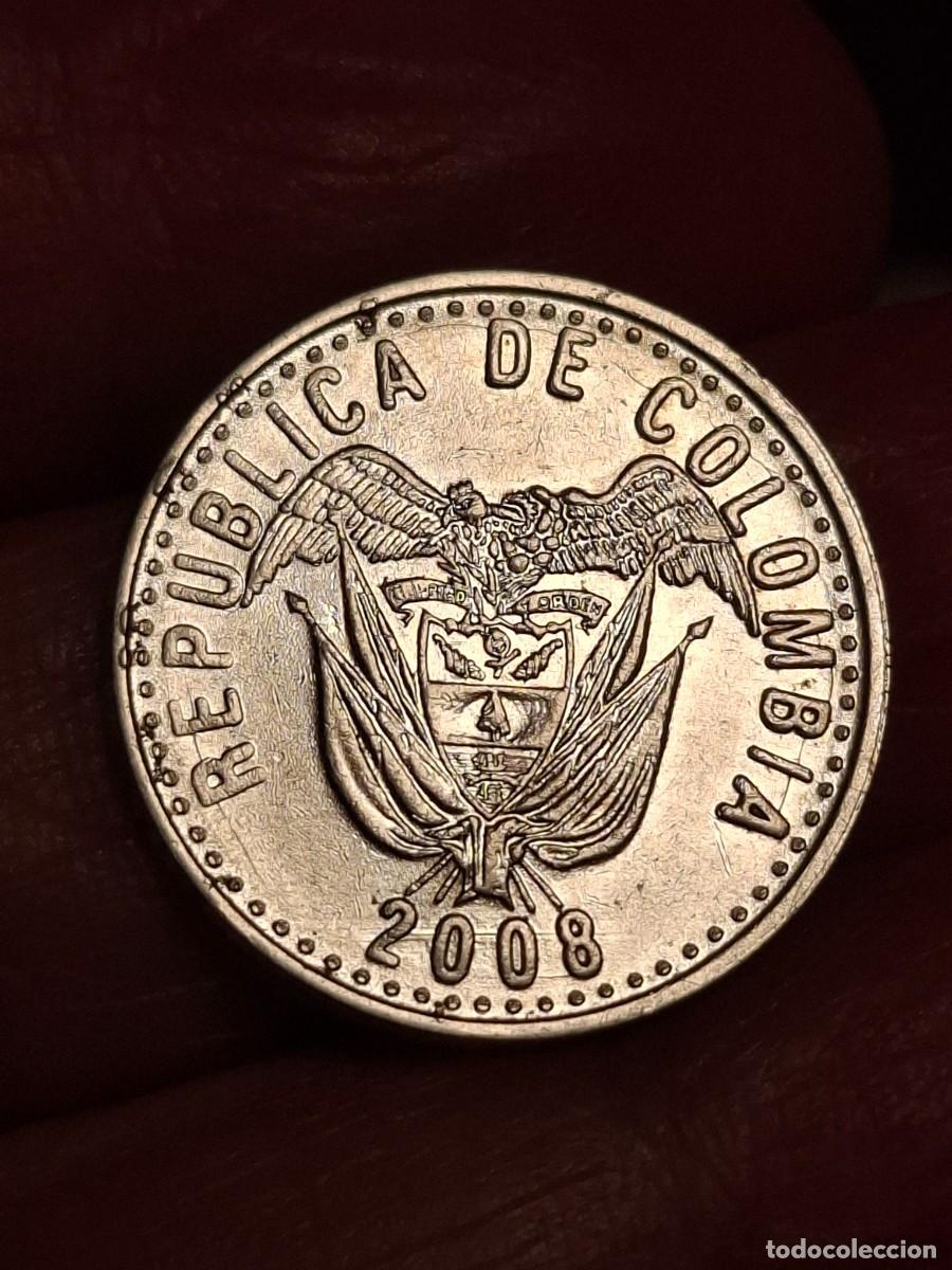 Monedas antiguas de Am&eacute;rica: MONEDA DE COLOMBIA DE 50 PESOS DE 2008