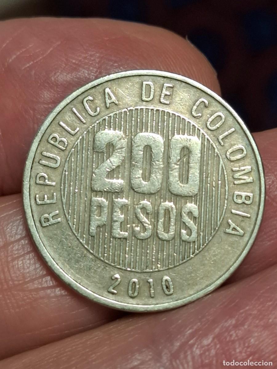 Monedas antiguas de Am&eacute;rica: MONEDA DE COLOMBIA DE 200 PESOS DE 2010