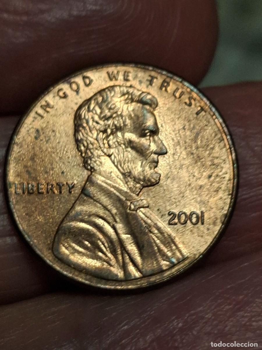 Monedas antiguas de Am&eacute;rica: MONEDA DE ESTADOS UNIDOS DE 1 CENTAVO DE 2001 SC-