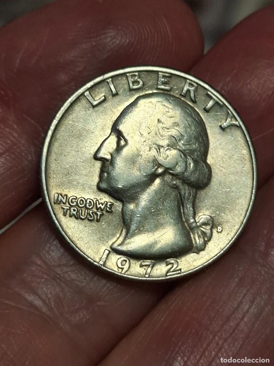 Monedas antiguas de Am&eacute;rica: MONEDA DE ESTADOS UNIDOS DE 1/4 DOLAR DE 1982 D SC-