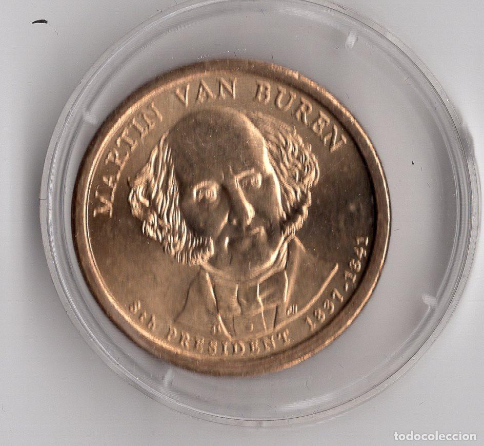 Monedas antiguas de Am&eacute;rica: ESTADOS UNIDOS 1 DOLAR PRESIDENCIAL 2008 KM 429 MARTIN VAN BUREN CAPSULA