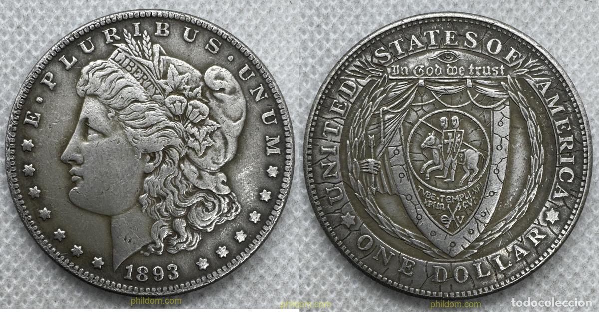 Monedas antiguas de Am&eacute;rica: 5408 ESTADOS UNIDOS 1893 ONE DOLLAR ESTADOS UNIDOS 1893 (R&Eacute;PLICA)