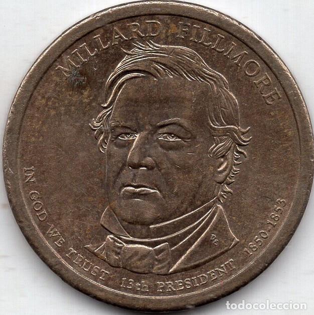 Monedas antiguas de Am&eacute;rica: ESTADOS UNIDOS 1 DOLAR PRESIDENCIAL 2010 KM 475 MILLARD FILMORE
