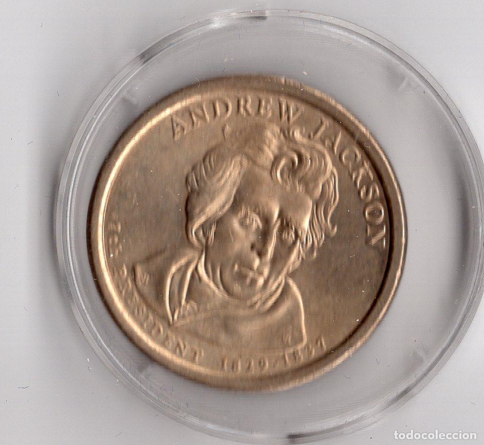 Old Coins of America: ESTADOS UNIDOS 1 DOLAR PRESIDENCIAL 2008 KM 428 ANDREW JACKSON