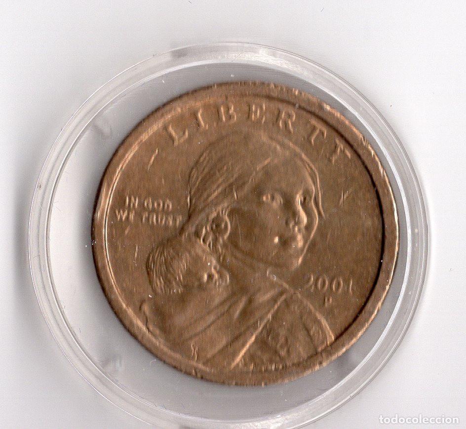 Monedas antiguas de Am&eacute;rica: ESTADOS UNIDOS 1 DOLAR SACAGAWEA 2001 KM 310