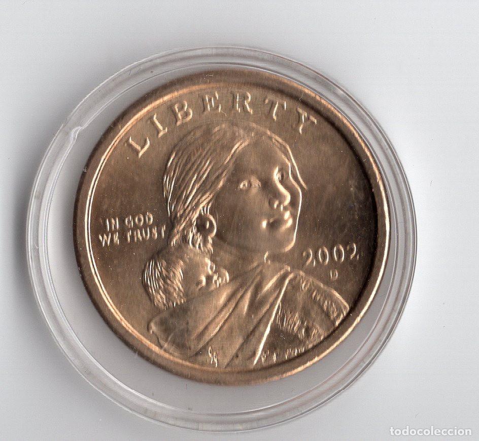 Monedas antiguas de Am&eacute;rica: ESTADOS UNIDOS 1 DOLAR SACAGAWEA 2002 KM 310